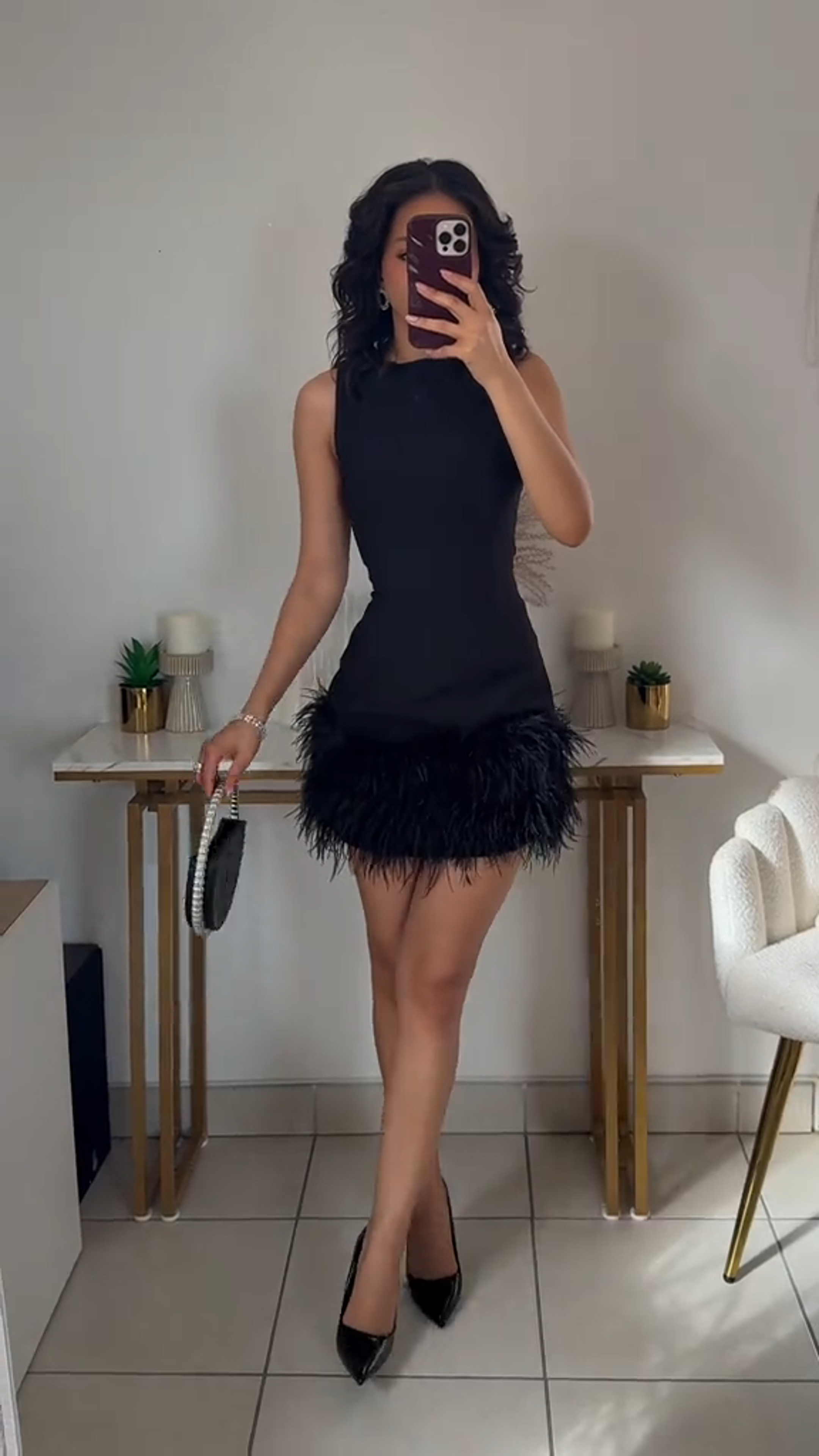 Claudia | Vestito con Paillettes