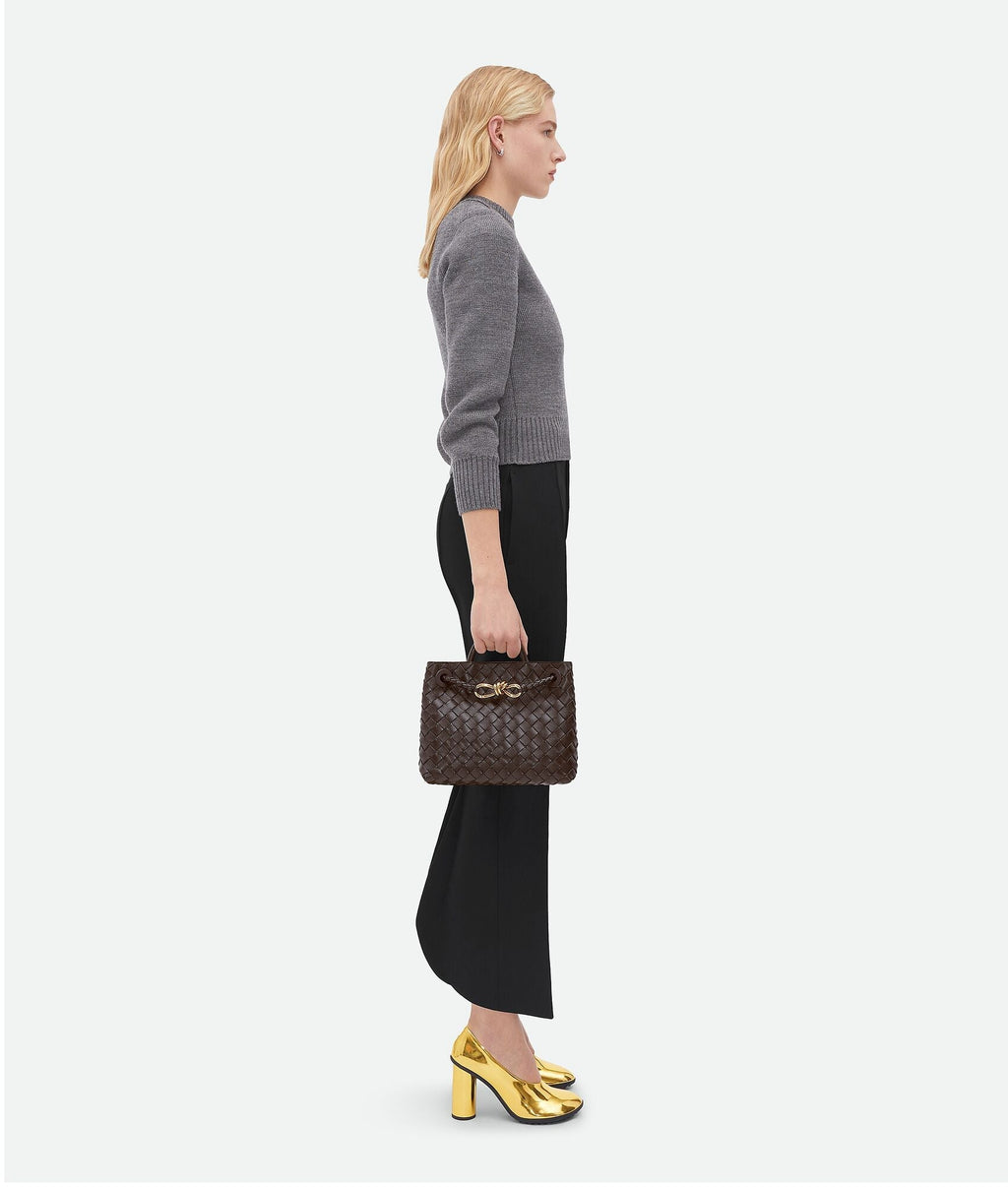 Adriana woven vegan leather tote, colour variation
