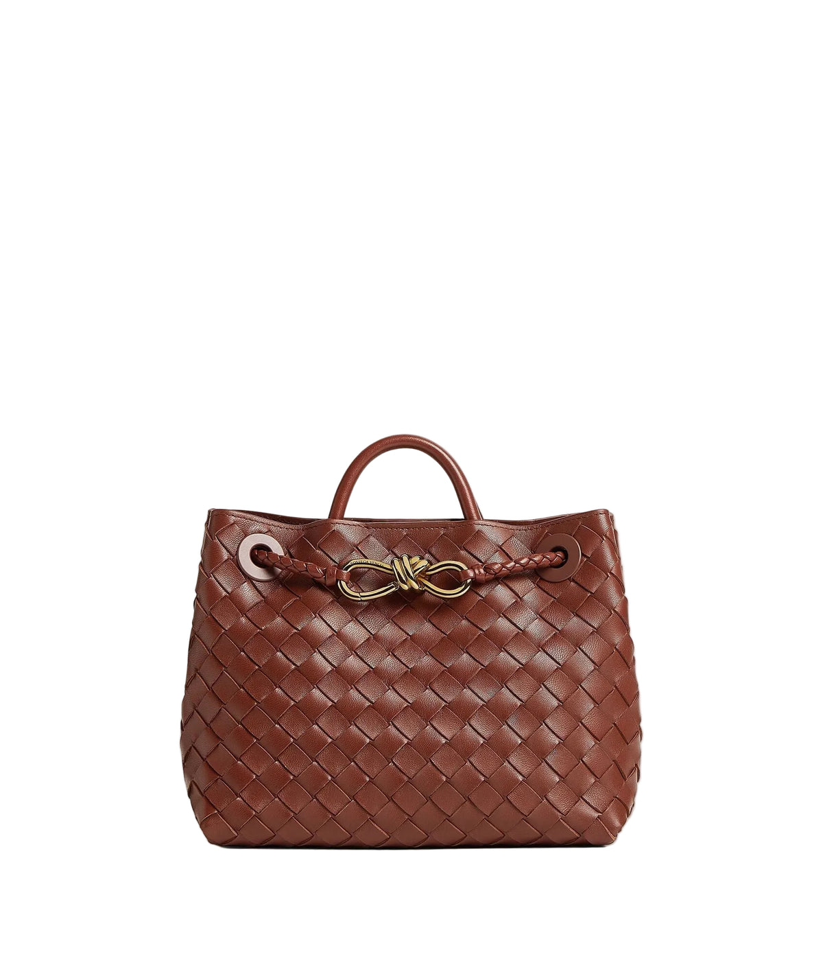 Adriana woven tote bag in a neutral colourway