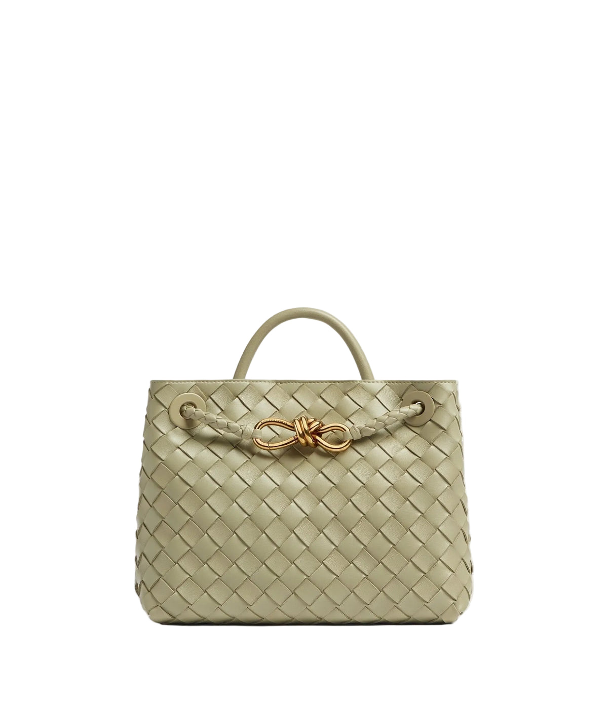 Adriana woven tote bag in a soft shade