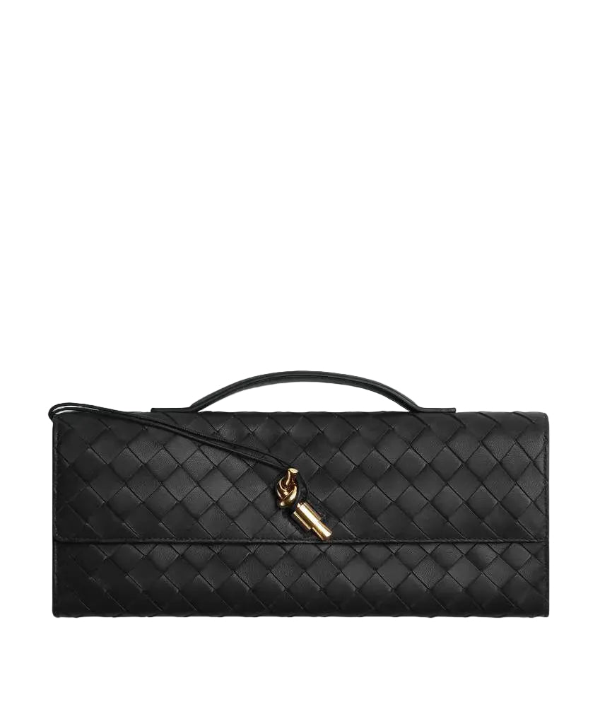 Lorecia Colette Evening Clutch in premium vegan leather, front view