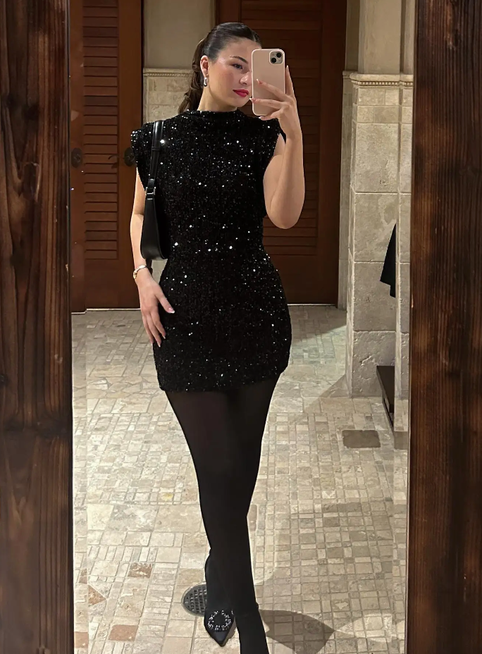 Selina - Abito con Paillettes