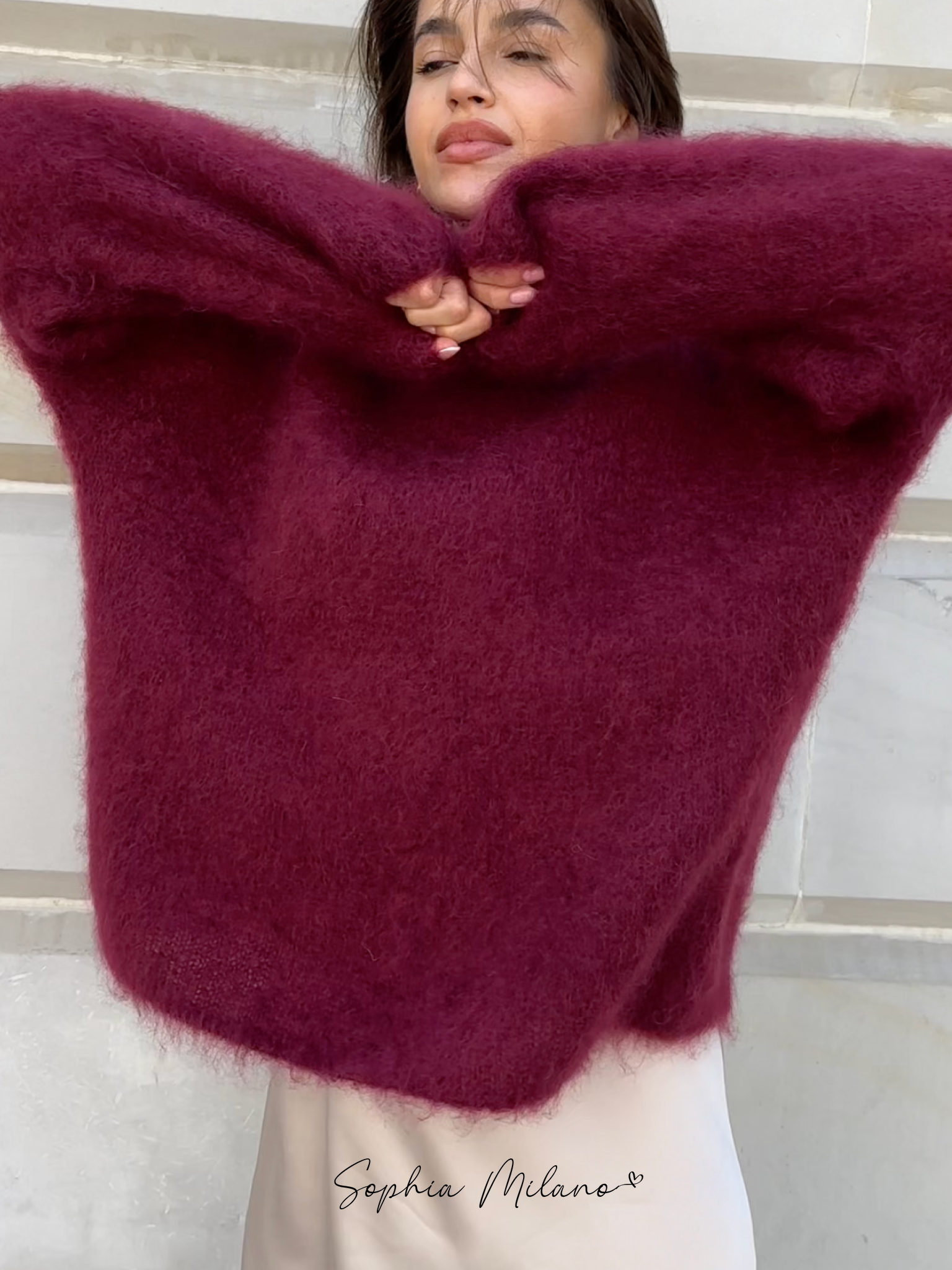 Sofia | Maglione Crewneck in Mohair