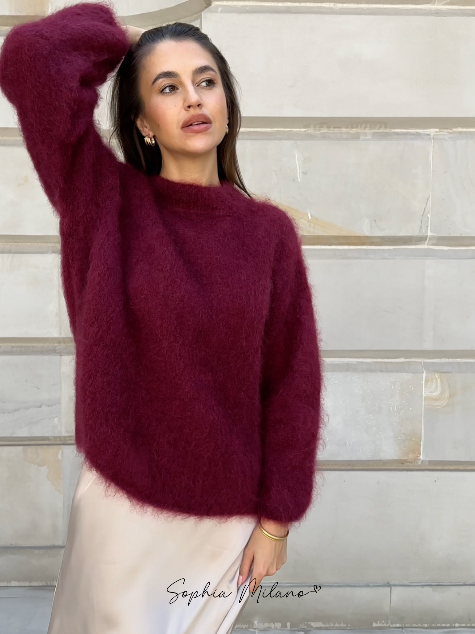 Sofia | Maglione Crewneck in Mohair