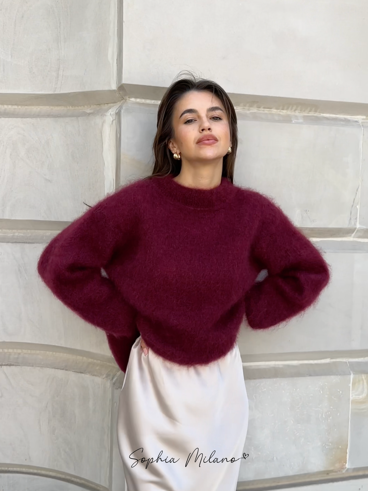 Sofia | Maglione Crewneck in Mohair