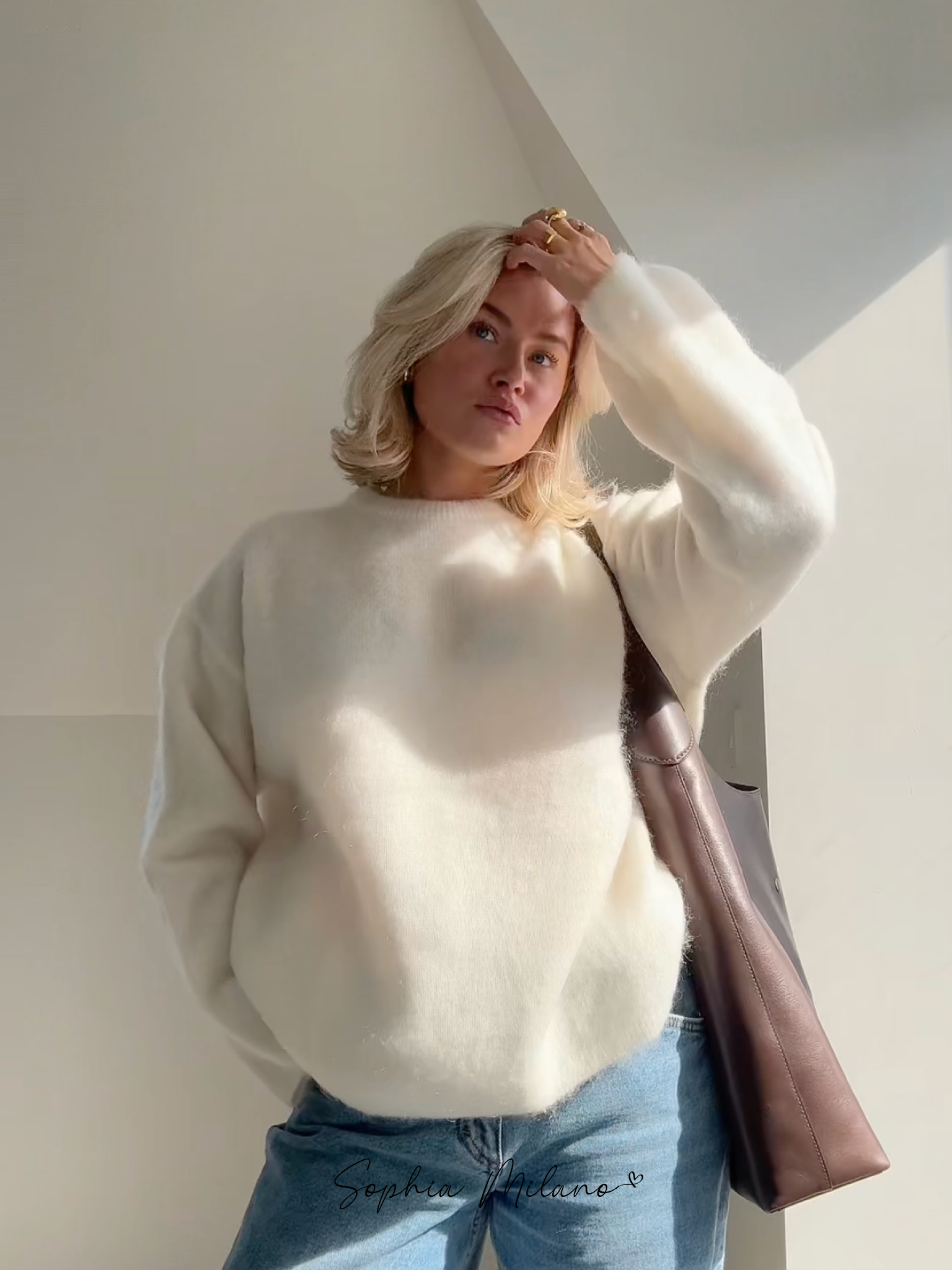 Sofia | Maglione Crewneck in Mohair