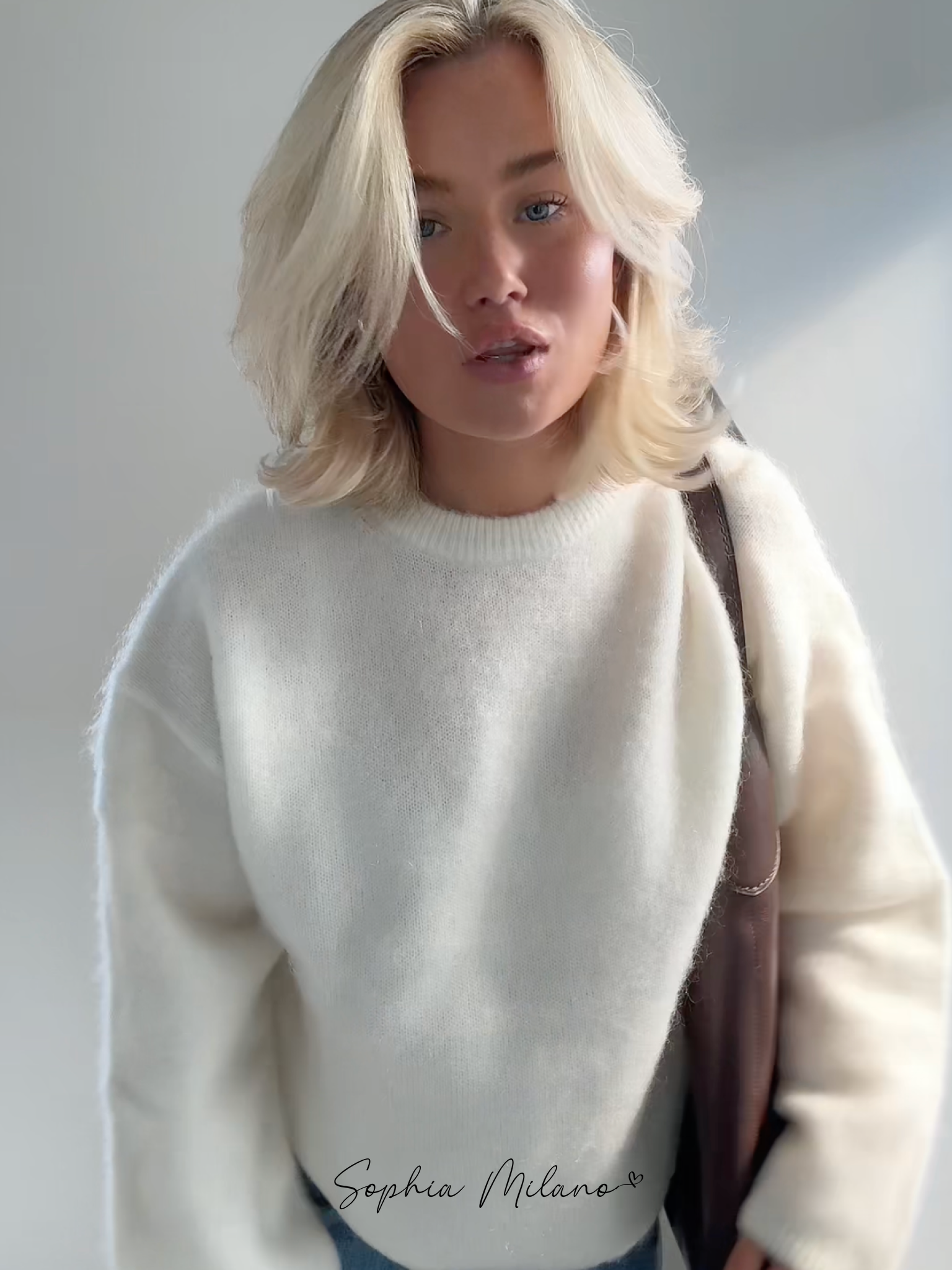 Sofia | Maglione Crewneck in Mohair