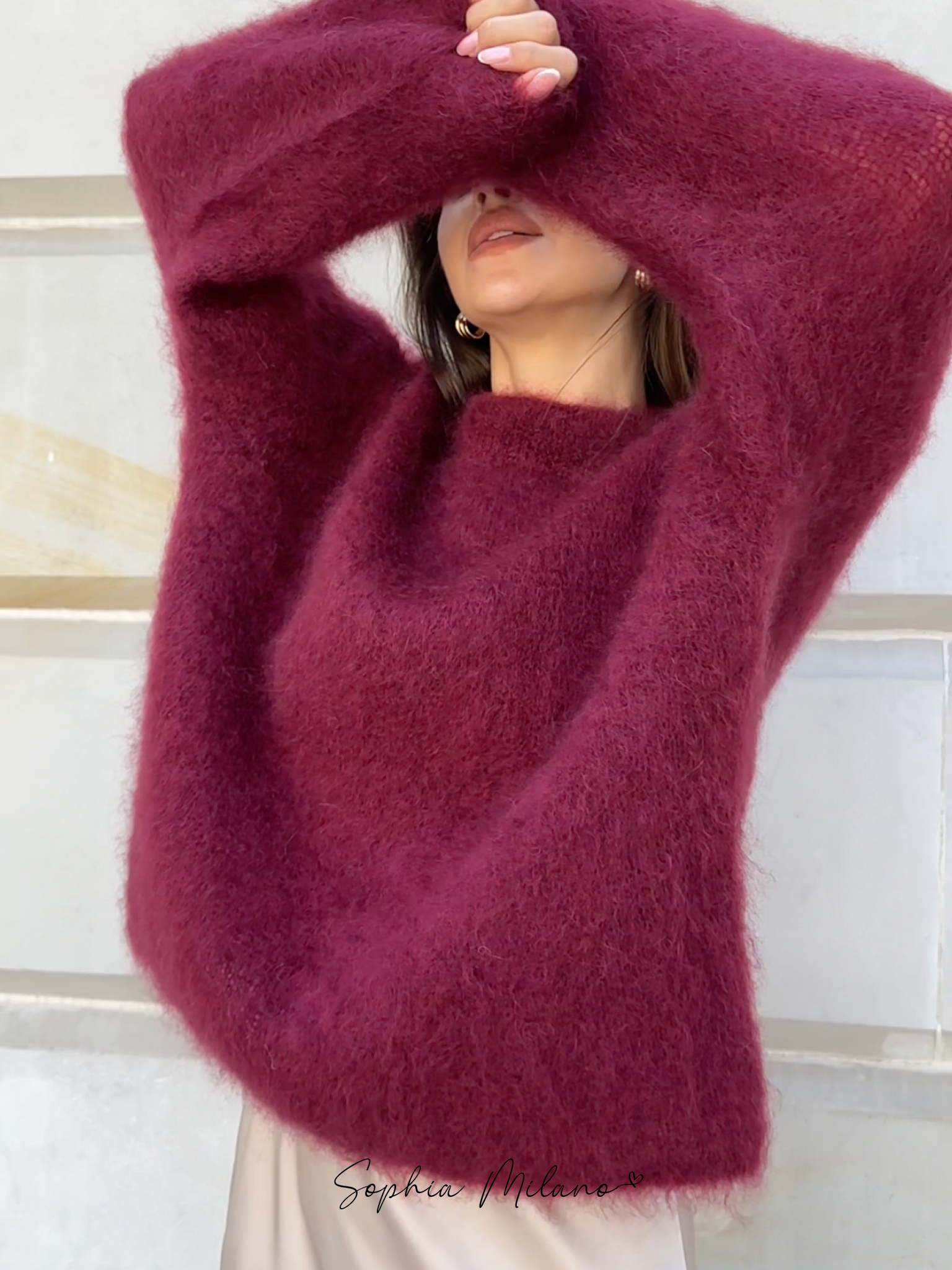 Sofia | Maglione Crewneck in Mohair