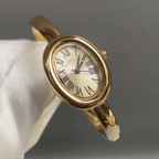gold bangle watch for women
minimalist bracelet watch
elegant jewelry style watch