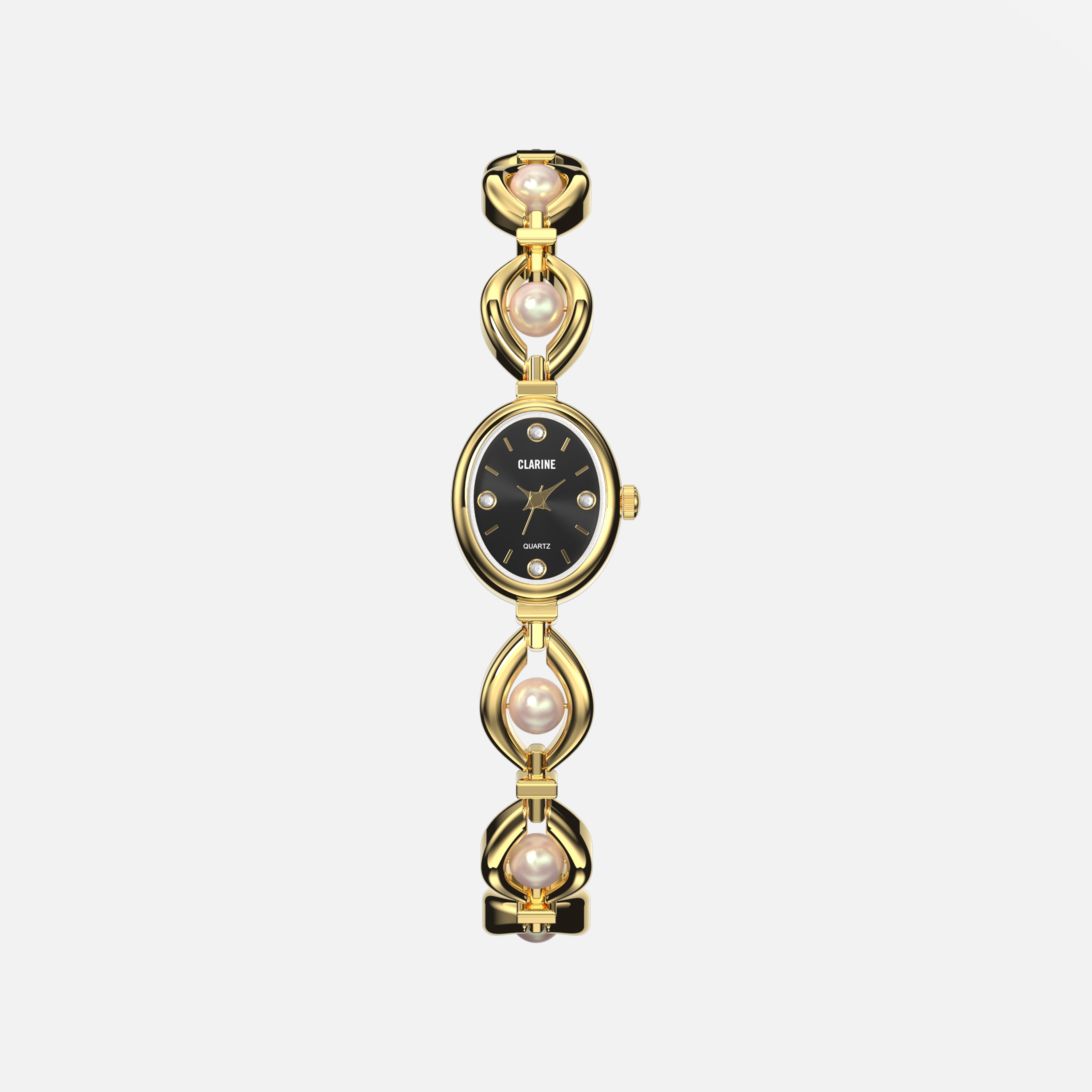 Premium 14k Gold Stainless Steel / Black