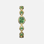 Premium 14k Gold Stainless Steel / Green