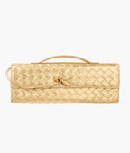 Lorecia vegan leather evening clutch, lifestyle view